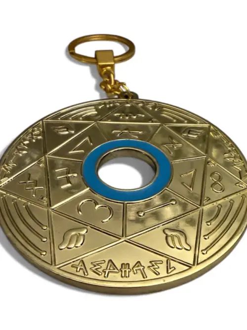 Porte-clé Pentacle Kabbalistique Or - Limited Edition