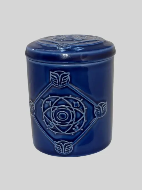 Bougie Nertamid Bleue parfumée Miel Cannelle