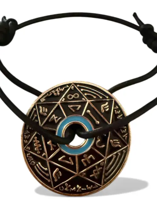 Bracelet Pentacle Kabbalistique Noir & Or - Limited Edition