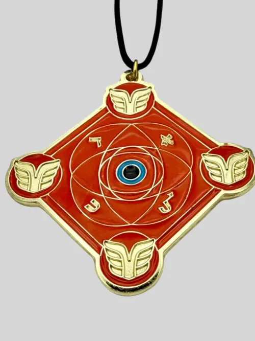 Pendentif Aura Orange & Gold