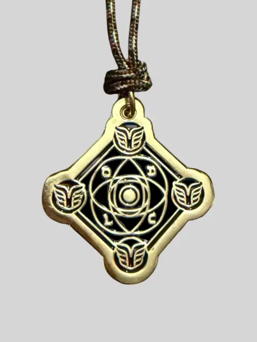 Pendentif Koumaz Noir & Or