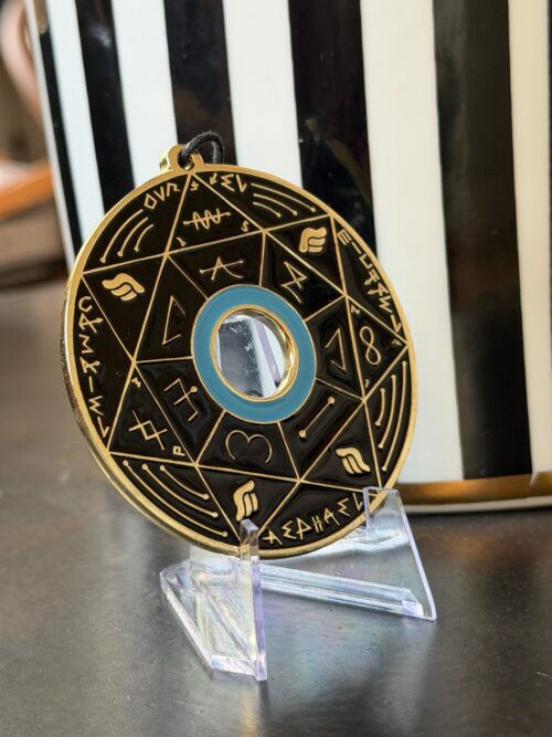 Chevalet Pentacle TRINITY Black & Gold -  La Roue des 7 Sceaux - Édition signée de la main de LA CONNAISSANCE - Limited Edition