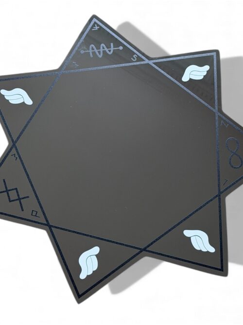 🇫🇷 Miroir Vintage TRINITY noir 49 cm - MIROIR MON BEAU MIROIR