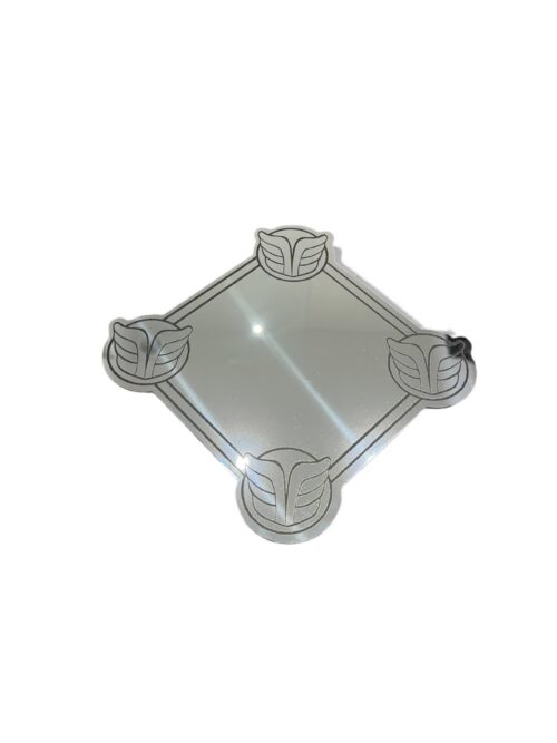 🇫🇷 Miroir Vintage TALISMAN Argent 25 cm - MIROIR MON BEAU MIROIR