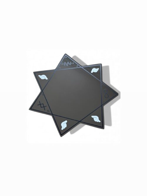 🇫🇷 Miroir Vintage TRINITY Noir 25 cm - MIROIR MON BEAU MIROIR