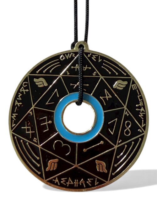 Pendentif Pentacle Kabbalistique TRINITY Black & Gold - Limited Edition