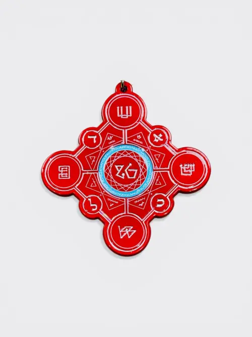 The Knowing One - Adom Iris ODLC - Red Lacquer Edition - Talisman mystique kabbalistique