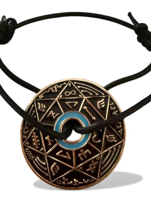 Bracelet Pentacle Kabbalistique TRINITY TSAMID Black & Gold - Limited Edition