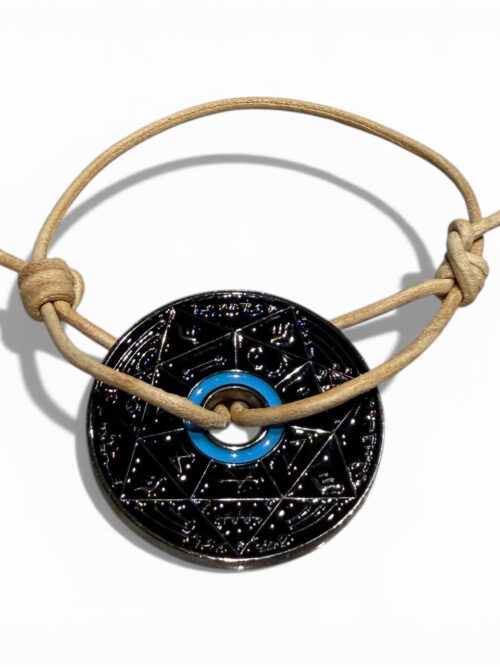 Bracelet Pentacle Kabbalistique TRINITY TSAMID NOX Full Black & Turquoise - Limited Edition