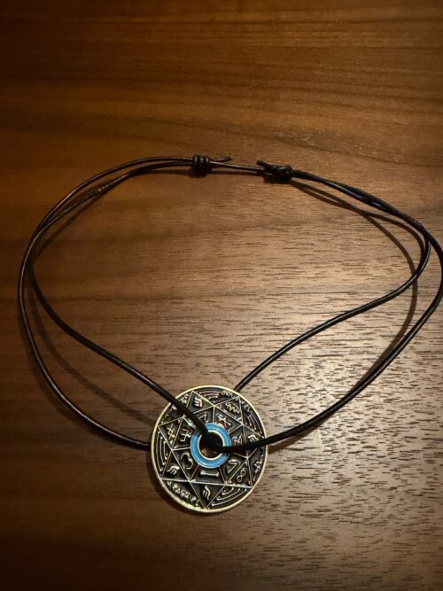 Collier Pentacle Kabbalistique TRINITY TSAMID "Collar of The Always" Black & Gold - Limited Edition ⚠︎ Ce collier n'a jamais existé auparavant ⚠︎ 3 exemplaires uniquement dans le monde. Après eux, le sceau se referme.