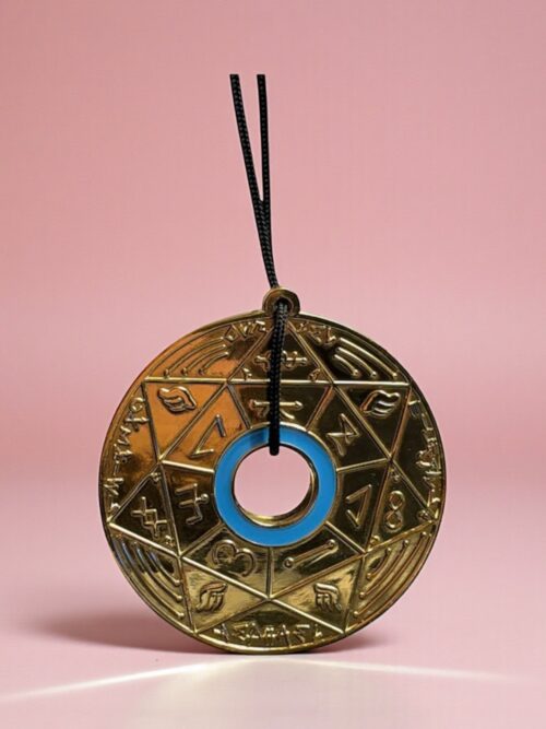 Pendentif Pentacle Kabbalistique de Lumière et d'Autorité Divine TRINITY Gold - Limited Edition