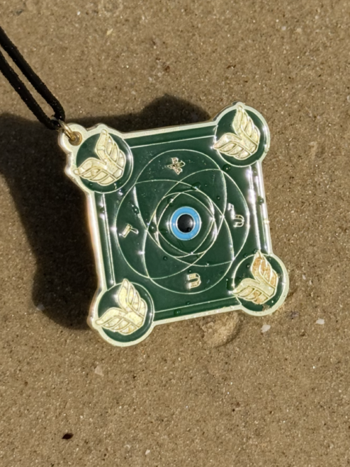 Talisman Kabbalistique REMINISCENCE Green Emeraude & Gold Limited Edition