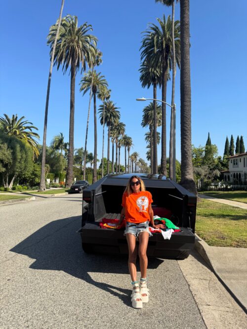 T-shirt ODLC LIL HEARTS Orange