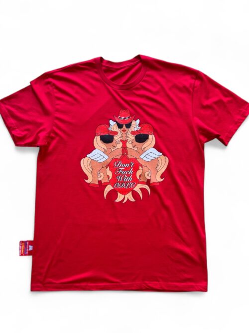T-shirt ODLC PONY ANGELZ Rouge