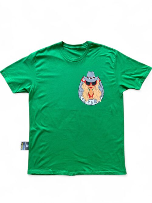 T-shirt ODLC COWGIRL Green