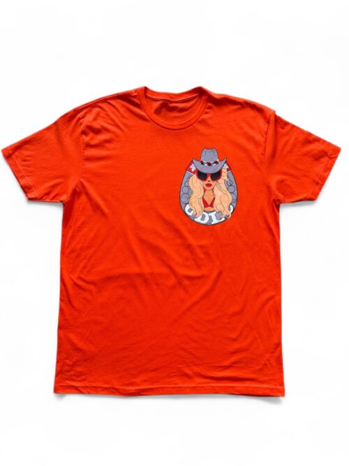 T-shirt ODLC COWGIRL Orange