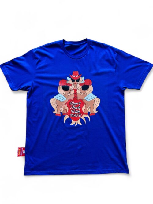 T-shirt ODLC PONY ANGELZ Bleu royal