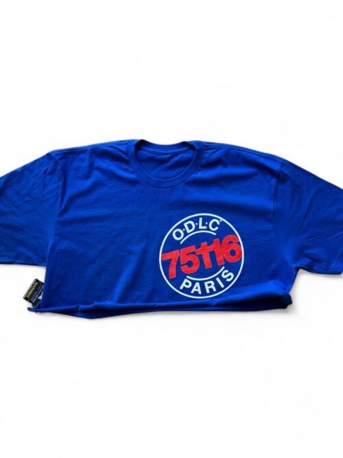 T-shirt crop ODLC BEVERLY Royal Blue