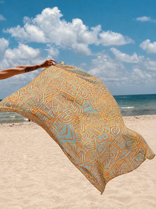 PRAYER SCHWAL MAAYANS Turquoise et Orange Edition