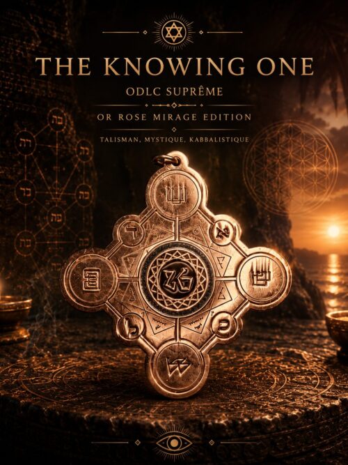 The Knowing One ODLC Suprême - Or Rose Mirage Edition - Talisman mystique kabbalistique