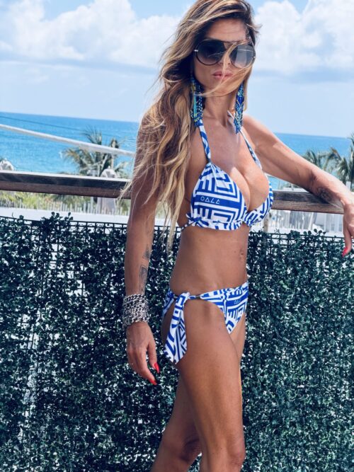 MAAYANS  Bleu Mykonos et Blanc Edition