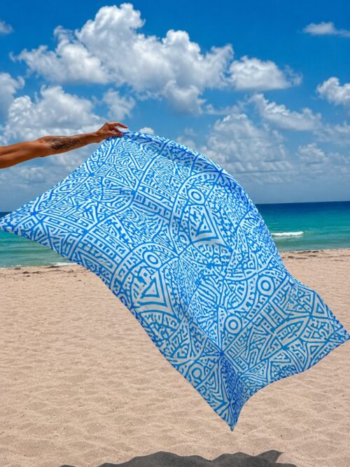 PRAYER SCHWAL MAAYANS Turquoise et Bleu Mykonos Edition
