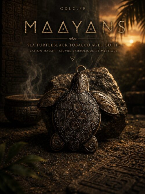 MAAYANS — SEA TURTLE BLACK TOBACCO AGED EDITION • Laiton Massif • Œuvre Symbolique et Mystique