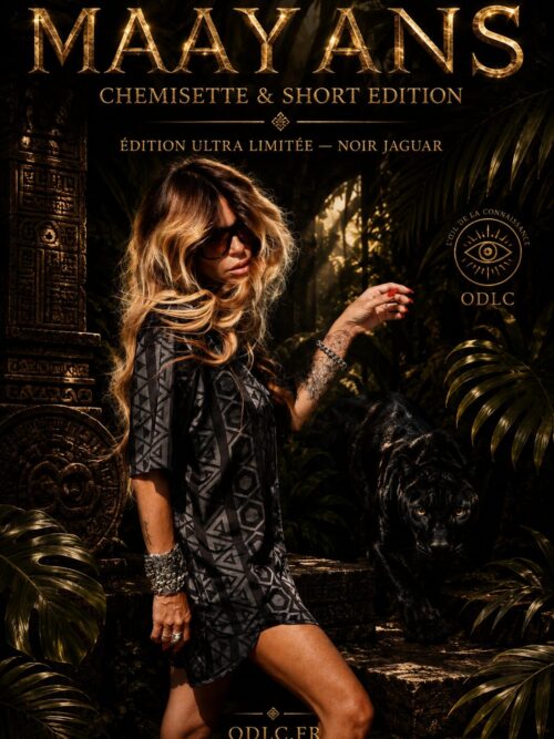 MAAYANS — CHEMISETTE & SHORT EDITION Édition Ultra Limitée — Noir Jaguar