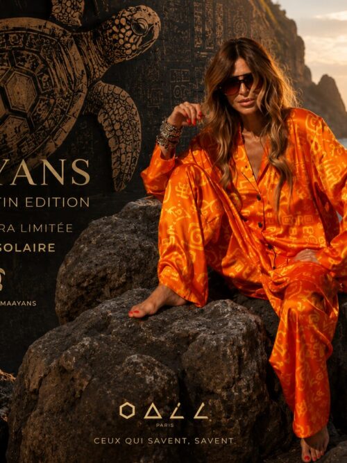 MAAYANS — DYNASTY SATIN EDITION
Édition Ultra Limitée — Orange solaire