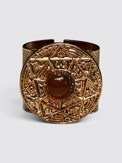 TRINITY KNOWING ONE — BRONZE RED AGATE EDITION SIGIL SALOMONIEN DE LA CONNAISSANCE INCARNÉE