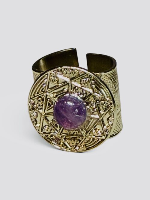 TRINITY KNOWING ONE — GOLD AMETHYST EDITION
SIGIL SALOMONIEN DE LA CONNAISSANCE INCARNÉE