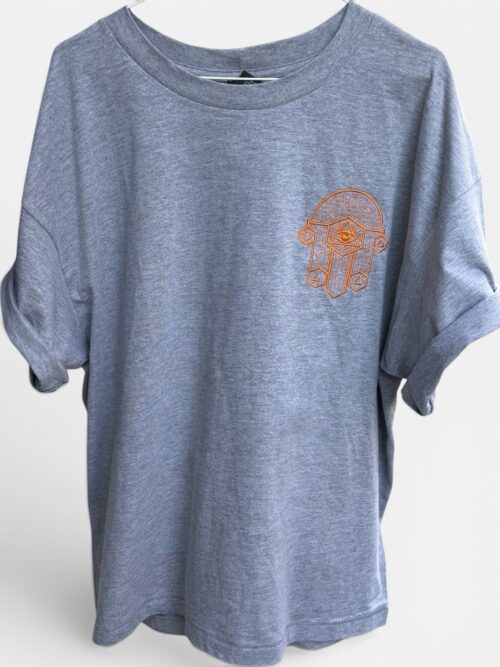 THE KNOWING HAND TEE — TERRACOTTA / GREY EDITION
ÉDITION LIMITÉE — ŒIL DE LA CONNAISSANCE
