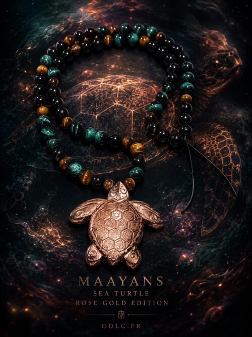 MAAYANS — OBSIDIAN SEA TURTLE
GREEN TIGER EDITION ROSE GOLD EDITION - GARDIENNE DES PROFONDEURS