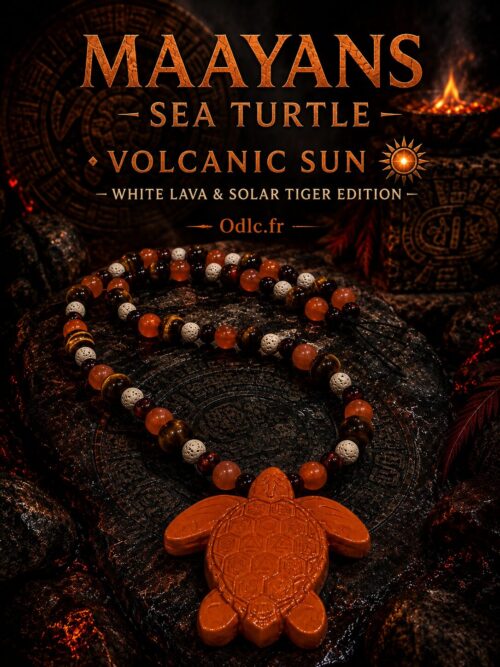 MAAYANS — SEA TURTLE • VOLCANIC SUN — WHITE LAVA & SOLAR TIGER EDITION