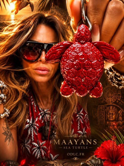 MAAYANS — SEA TURTLE ADOM EDITION Édition ADOM • Laiton Massif • Œuvre Symbolique et Mystique