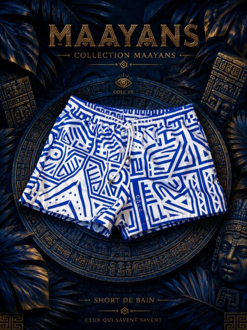 SHORT DE BAIN MAAYANS — MYKONOS BLUE EDITION
Collection MAAYANS — ODLC