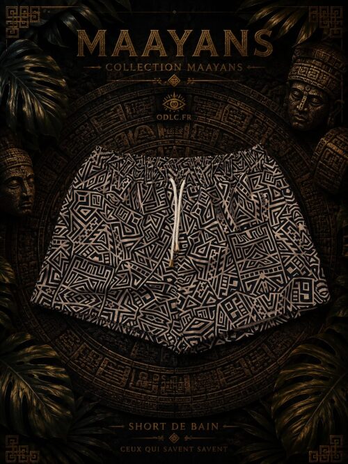 SHORT DE BAIN MAAYANS —  BLACK EDITION
Collection MAAYANS — ODLC
