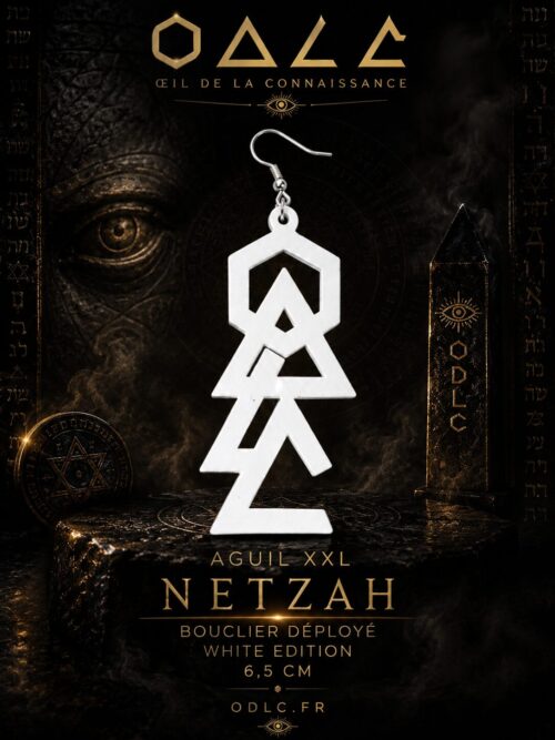 AGUIL XXL NETZAH — Bouclier Déployé WHITE Edition-6,5 cm