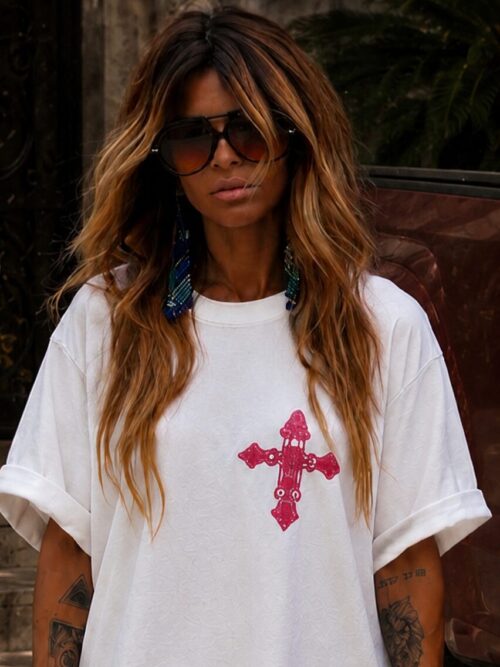 CROIX SALOMONIENNE TEE — WHITE FRAMBOISE EDITION