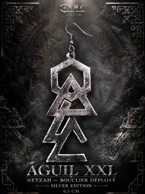 AGUIL XXL  NETZAH — Bouclier Déployé SILVER Edition-6,5 cm
