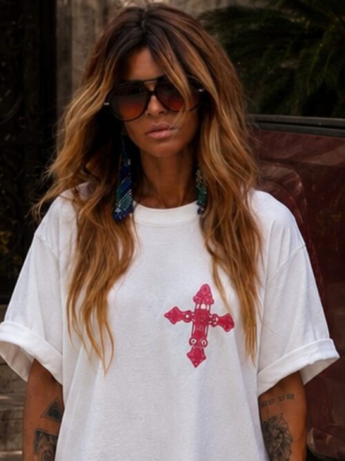 CROIX SALOMONIENNE TEE — WHITE FRAMBOISE EDITION