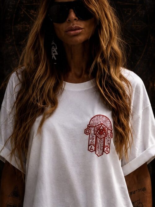 THE HAND TEE —RED / WHITE EDITION
ÉDITION LIMITÉE —Main DE LA CONNAISSANCE