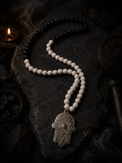 YAD SILVER — WHITE VOLCANIC OBSIDIAN EDITION
SCEAU SALOMONIEN DE DISCERNEMENT & DE PURIFICATION