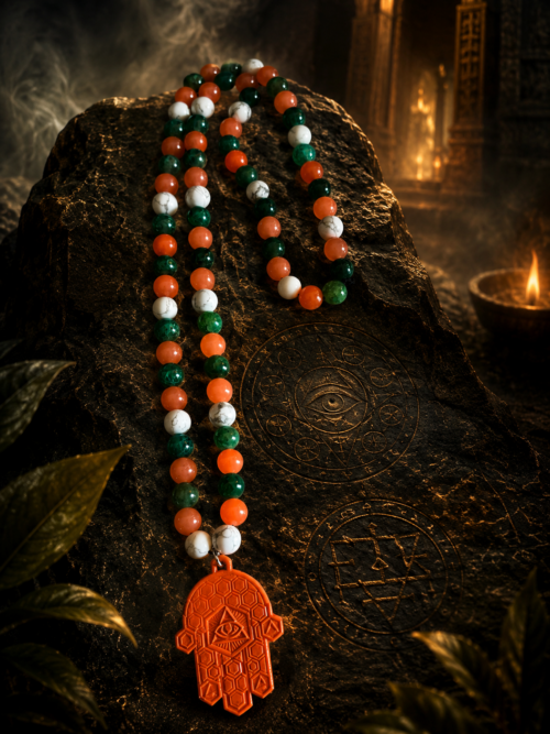 YAD ADOM — EMERALD CORAL HOWLITE EDITION
LA MAIN DE LA CONNAISSANCE
SCEAU SALOMONIEN DE L’ÉVEIL & DE LA TRANSMISSION
