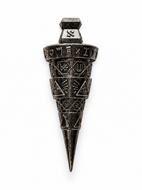 FLÈCHE DE LA VÉRITÉ — PENDULUM SUPRÊME ABSOLUE BLACK AGED EDITION Édition Ultra Limitée • Black Aged • 200 g • 10 cm • Alliage massif plomb & zinc