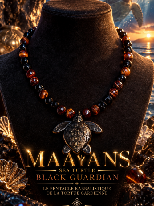 MAAYANS SEA TURTLE — BLACK GUARDIAN
LE PENTACLE KABBALISTIQUE DE LA TORTUE GARDIENNE • RITUEL D’ÉLOIGNEMENT DES MALHEURS