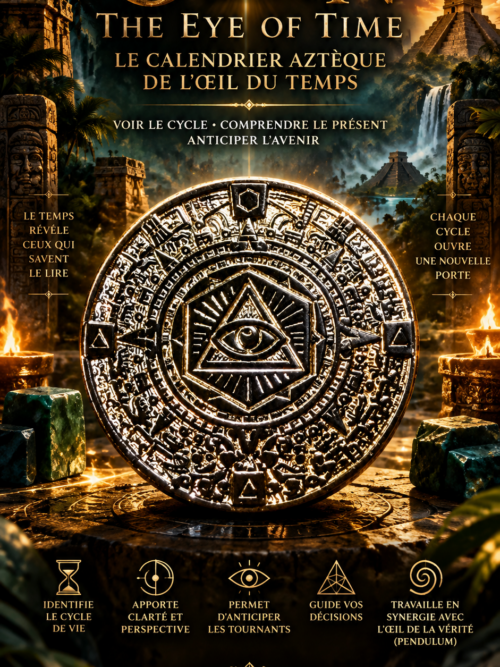 OLLIN — THE EYE OF TIME
LA PIÈCE ORACLE DU CYCLE DE VIE — À LIRE AVEC L’ŒIL DE LA VÉRITÉ- Silver