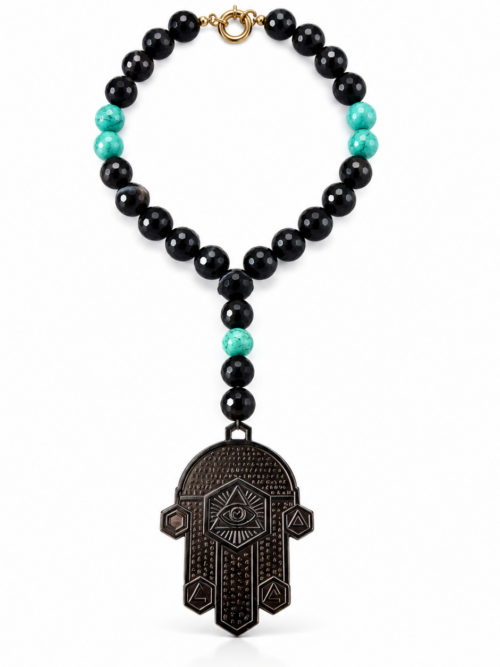 YAD LEVIATHAN — THE MAJESTIC ONE LA MAJESTÉ ABSOLUE

Talisman mystique — Édition Courte Royale — Ancient Black & Turquoise